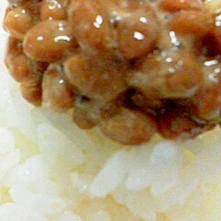 キムチ味噌納豆ご飯